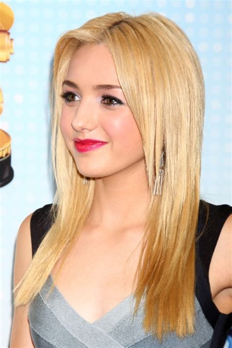 Maybe you would like to learn more about one of these? Peyton List Straight Golden Blonde Angled, Flat-Ironed ...