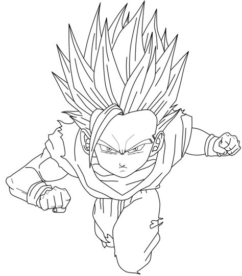 Dragon ball z coloring pages goku super saiyan 5. Dragon Ball Z Coloring Pages Gohan - Coloring Home