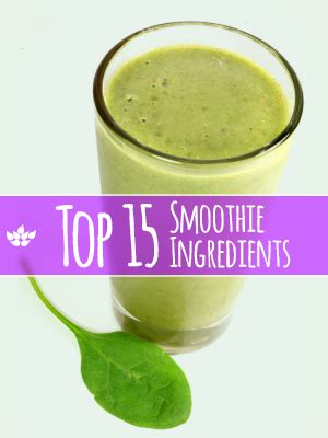 Smoothie Ingredients: The 15 Best Healthy Smoothie Ingredients