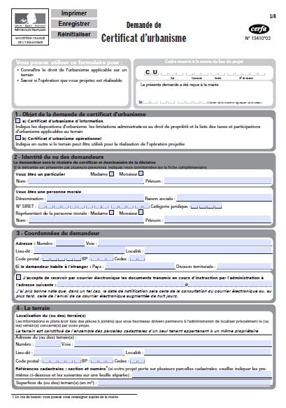 Cerfa Permis De Construire Maison Individuelle Remplissable En