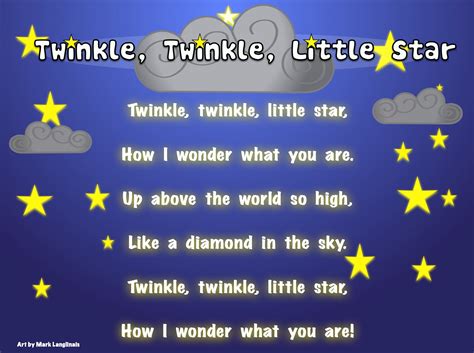 Twinkle Twinkle Little Star | The Kindergarten English Blog
