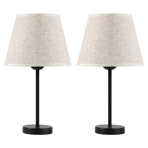 Haitral Bedside Table Lamps Small Nightstand Lamps Set Of 2 With