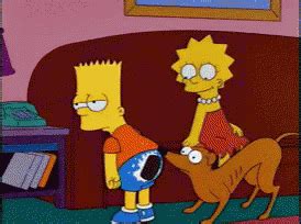 He saved a girl, li waner, who's been bitten by a venomous snake. Santa's Little Helper Licking Bart's Butt - The Simpsons ...