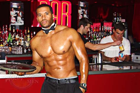 Topless Waiters Ready To Serve The Hollywood Men