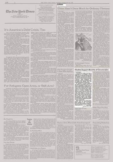 Opinion Studies Support Benefits Of Circumcision The New York Times