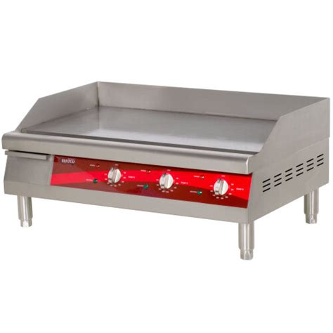 30 Electric Flat Top Griddle W Thermostatic Controls Elite