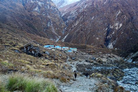 Annapurna Base Camp Trekking Wanderung Zum Berg Annapurna