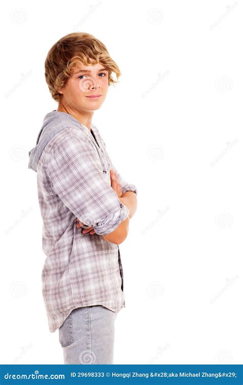 Teen Boy Portrait Stock Image Image Of Adolescence Studio 29698333