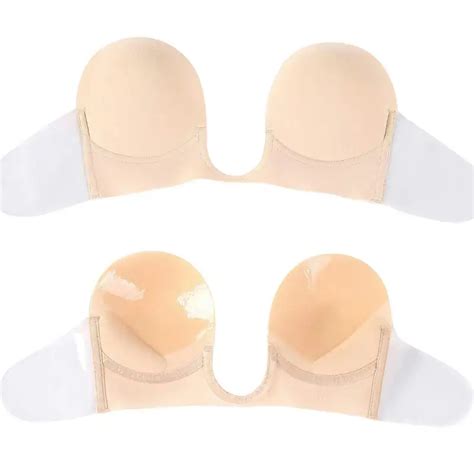 women self adhesive strapless bra invisible push up bras formal dress wedding evening sticky