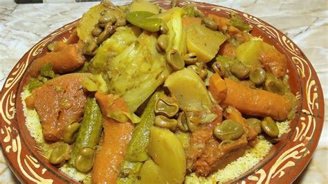 Première recette algérienne incontournable : #الكسكس المغربي بالدجاج والخضار بطريقة سهلة ومبسطة ...