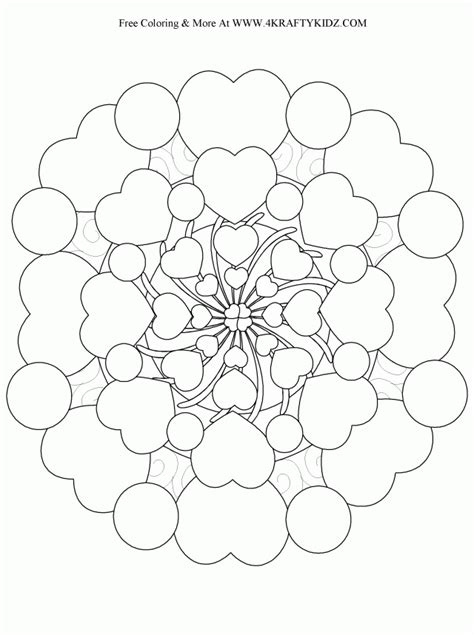 Free mandala to color hearts love. Free Broken Heart Coloring Pages, Download Free Broken ...