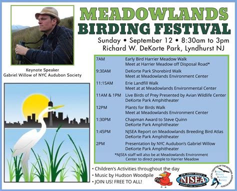 Meadowlands Birding Festival Is Almost Here Sept 12 The