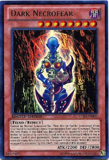 Yugioh Legendary Collection 3 Single Card Ultra Rare Dark Necrofear