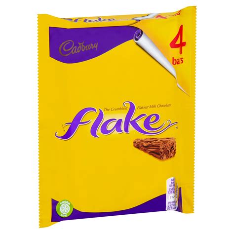 Cadbury Flake Chocolate Bar Multipack 4 X 20g Zoom