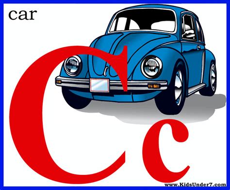 Each card shows a picture, the capital, the small letter and a word. Resume Format: Letter C Flashcards