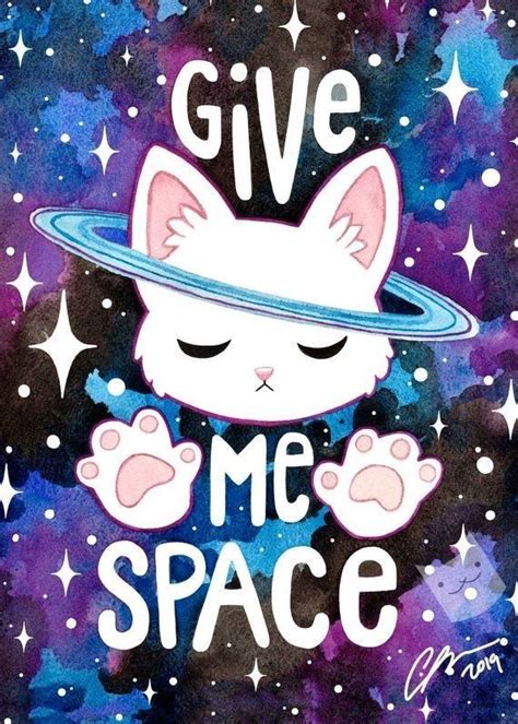 Pin By Naysilla R On Super Cute Cats ･ｪ･ﾉ彡 Space Drawings