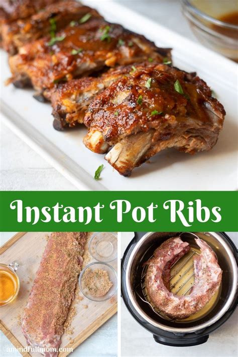 Freshly ground black pepper, 1 lb. Instant Pot Ribs are perfectly seasoned with a homemade ...