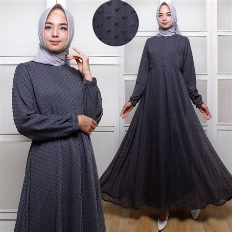 Harga maxi rubiah white gamis putih maxi dress muslim. Baju Gamis Polos Terbaru Rubiah Maxi - Trend Busana Muslim ...