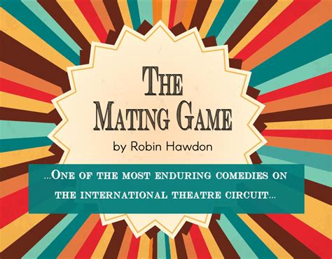 The Mating Game Robin Hawdon Official Website