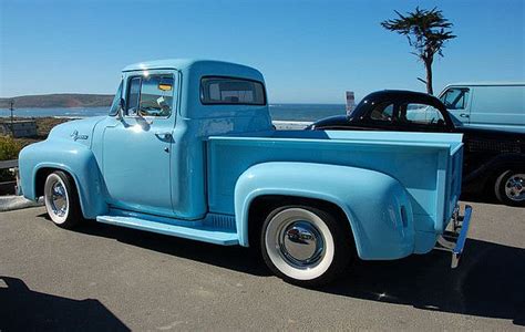 Old Blue Chevy Trucks