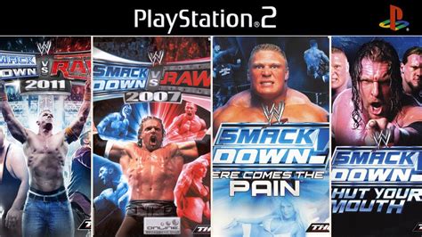 WWE Games on PS2 - YouTube
