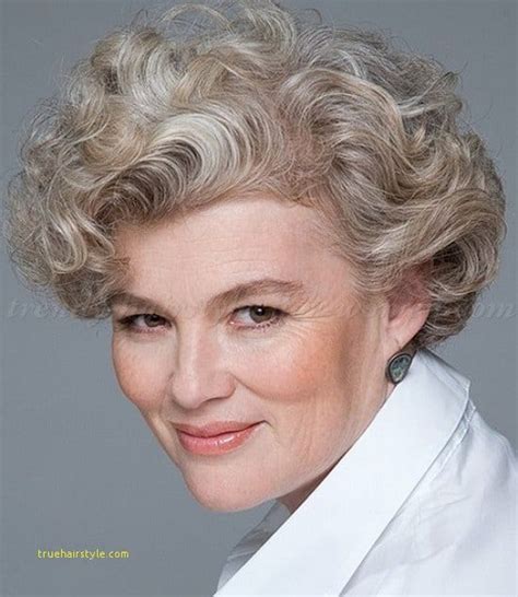 Elegant and attractive bob cut with cool wavy strands of blonde hair. Best Of Short Curly Hairstyles for Women Over 60 ...