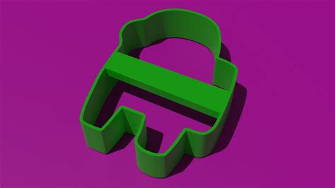 Among us belongs to innersloth! Among Us cookie cutter 3D print model | CGTrader