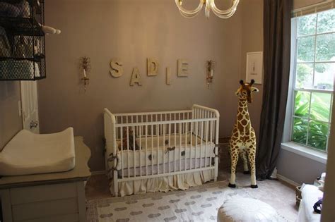 This paint color is cloud cover by benjamin moore. Giraffe | Baby nursery room design, Nursery room design ...