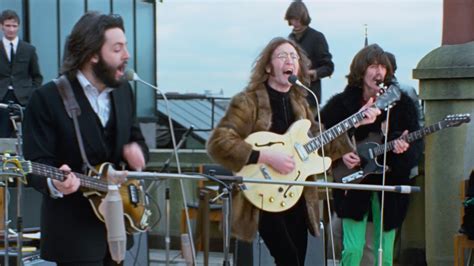 The Beatles Get Back The Rooftop Concert Movie Clip I M In Love For The First Time