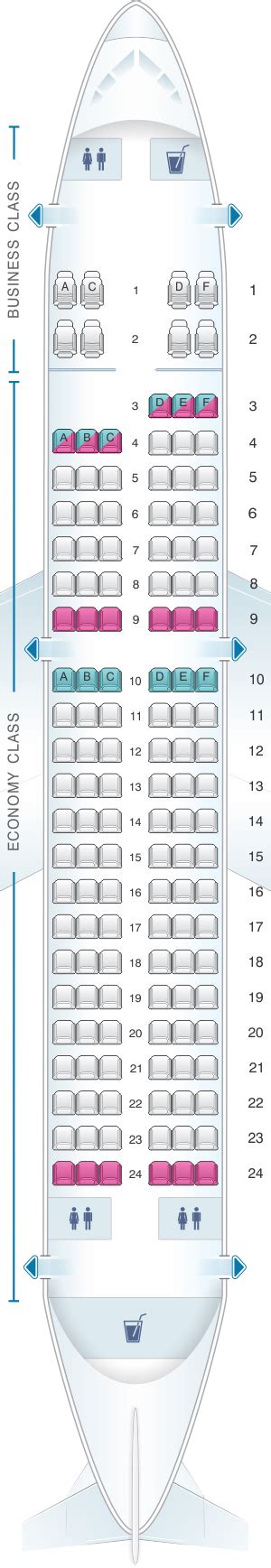 Seat Map Tap Air Portugal Airbus A320 Seatmaestro Gambaran