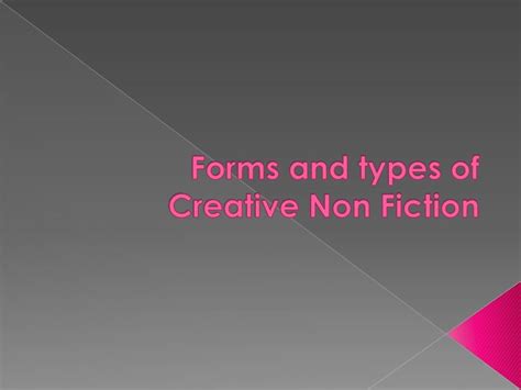 14 Forms And Types Of Creative Non Fiction Creative Nonfiction