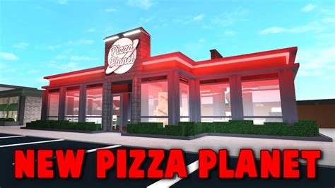 New Bloxburg Pizza Planet Bloxburg Revamp Project Youtube