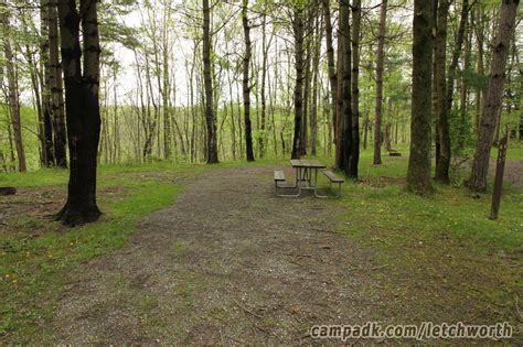 Letchworth state park campsite photos. Letchworth State Park Campsite Photos - Site 417