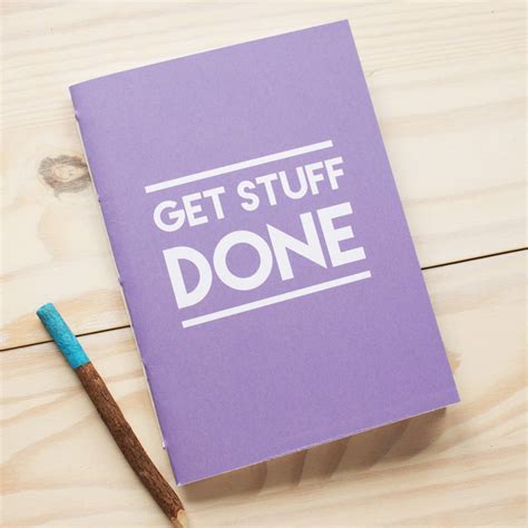 Get Stuff Done Notebook By Chubbawuck