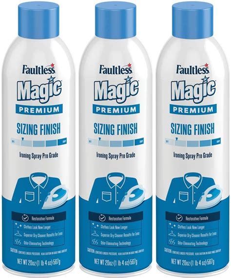 Magic Sizing Spray Light Body 20 Oz Cans Pack Of 3 Health And Household