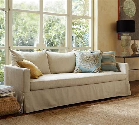 There are better if not equal quality furniture stores out there that will treat their customers fairly and much better than potterybarn has. Pottery Barn-Catalina Slipcovered Sofa with Bench Cushion ...