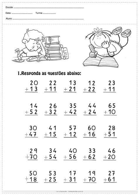 Atividades Subtração Com Reserva 2 Ano