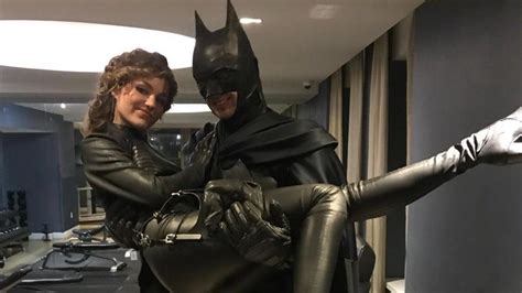 Gotham Finales Catwoman Star Shares Best Look Yet At Batman Suit