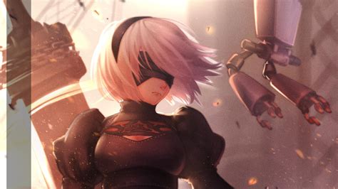 The standard sketching pencil is hb or 2b. 2b Nier Automata Digital Art, HD Anime, 4k Wallpapers, Images, Backgrounds, Photos and Pictures