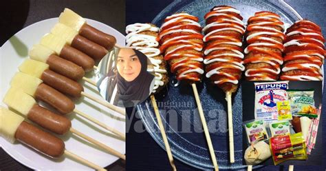 Lihat juga resep nugget lsi (mozarella & sosis) enak lainnya. Corndog Viral Serius Sedap Puas Makan, Jimat Kos Bila Buat ...