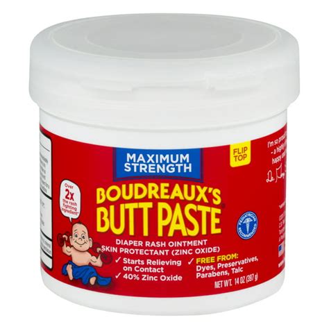 Boudreauxs Butt Paste Diaper Rash Ointment Maximum Strength 14 Oz