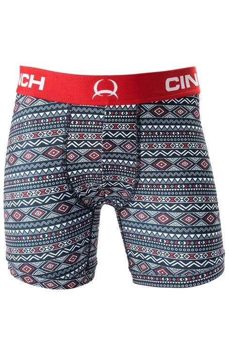 Cinch Jeans Mens Aztec Print 6 Boxer Briefs