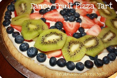The Culinary Queen Fancy Fruit Pizza Tart