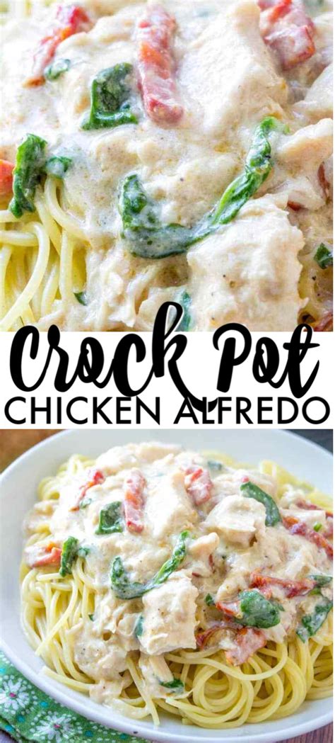 Crock Pot Chicken Alfredo
