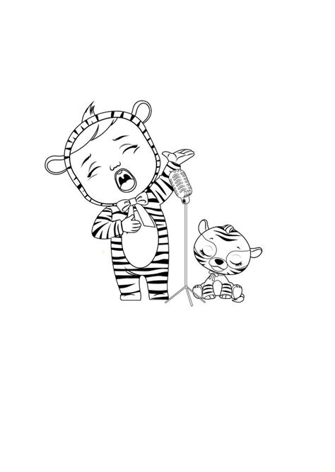 💠 Dibujos para colorear Bebes llorones - Dibujosparacolorear.eu