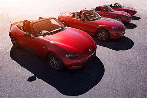 Heres How The Mazda Mx 5 Miata Has Evolved Over The Course Of Four