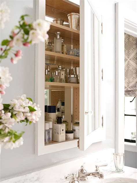Tehome black metal framed recessed bathroom medicine cabinet with mirror rectangle beveled vanity mirrors for wall 16 x 24 inches. Remodelaholic | 25+ Brilliant In-Wall Storage Ideas For ...