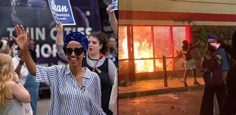 Rep Ilhan Omar On Blm Riots In Her District Our Anger Is Just Our