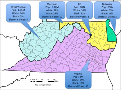 Had Maryland Annexed Virginia Heres What Demographics Would Look Like
