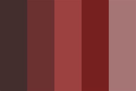 Red Wine And Dine Color Palette